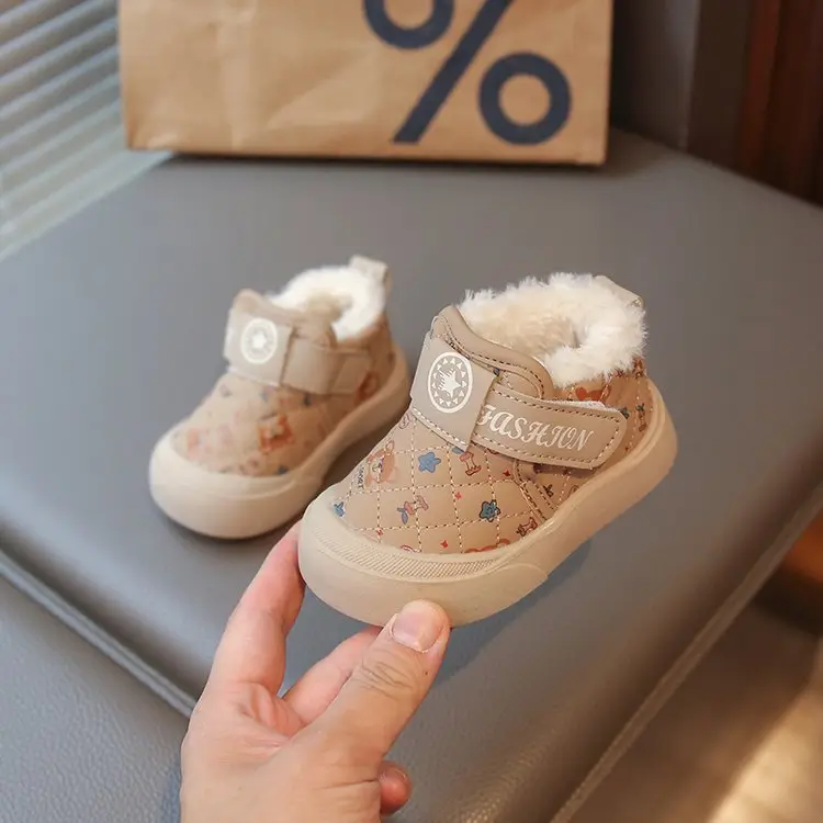 Baby Girl's Furry Cotton Winter Warm Boots — feature 12