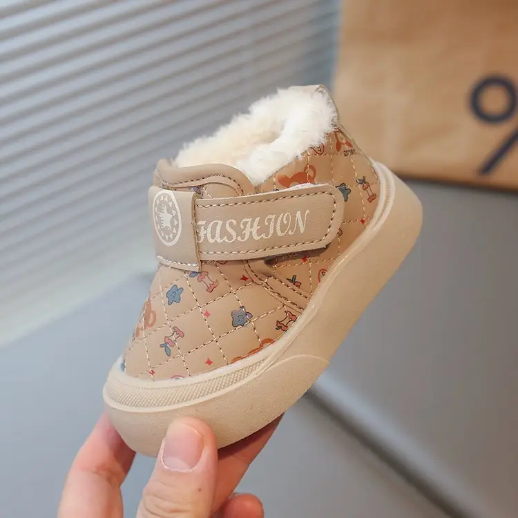 Baby Girl's Furry Cotton Winter Warm Boots — feature 16