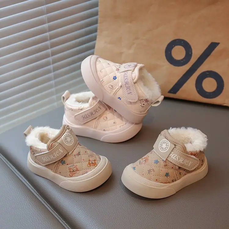 Baby Girl's Furry Cotton Winter Warm Boots — feature 3