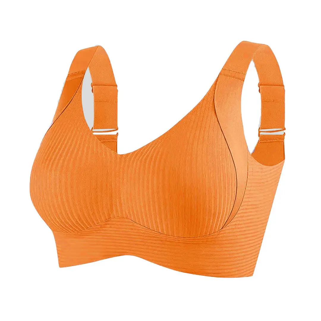 Cross-Border Underwear for Women with Big Breasts, Small Bra, Lifting and Anti-Sagging, Large Size Adjustable, Seamless Breast-Retracting Women's Bra