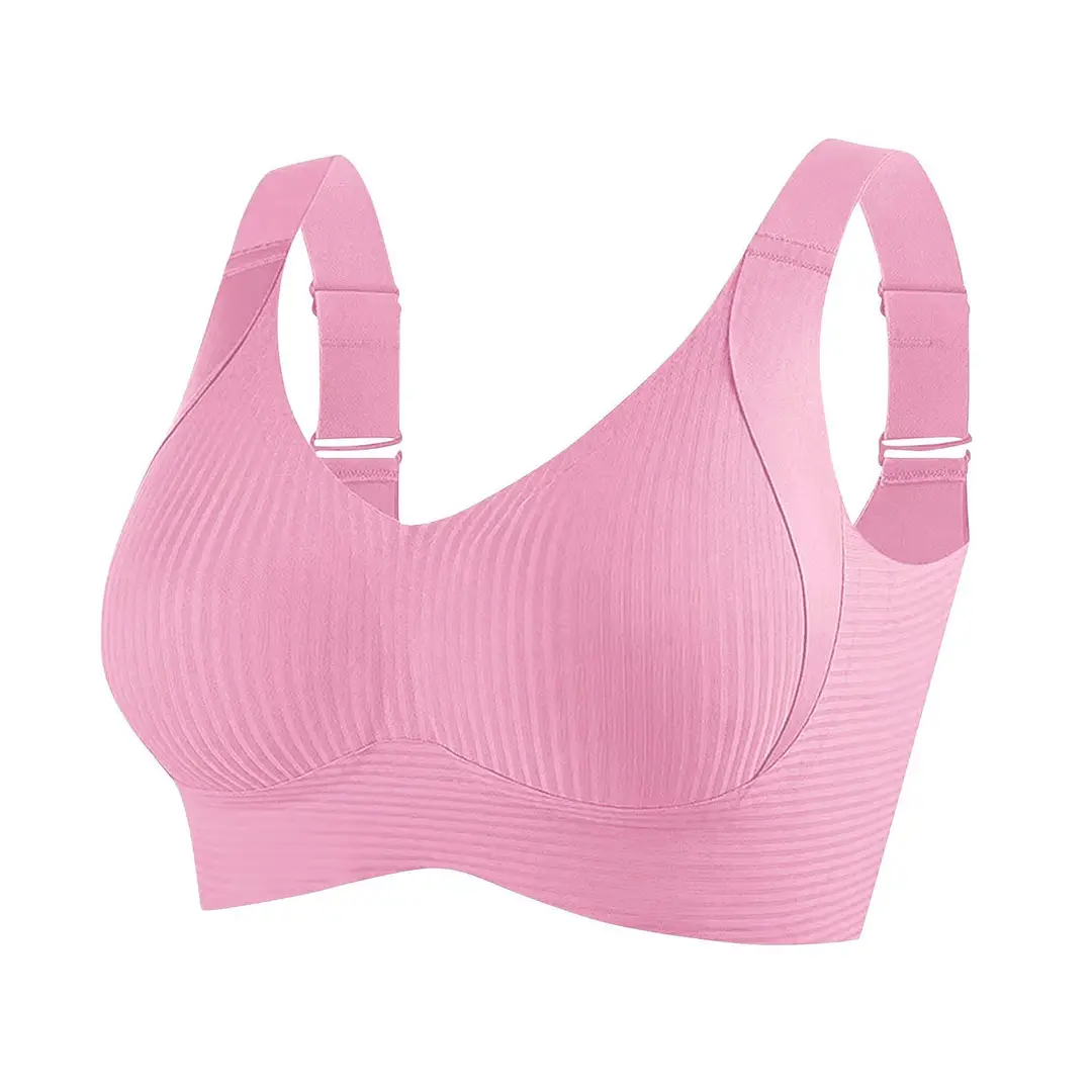 Cross-Border Underwear for Women with Big Breasts, Small Bra, Lifting and Anti-Sagging, Large Size Adjustable, Seamless Breast-Retracting Women's Bra