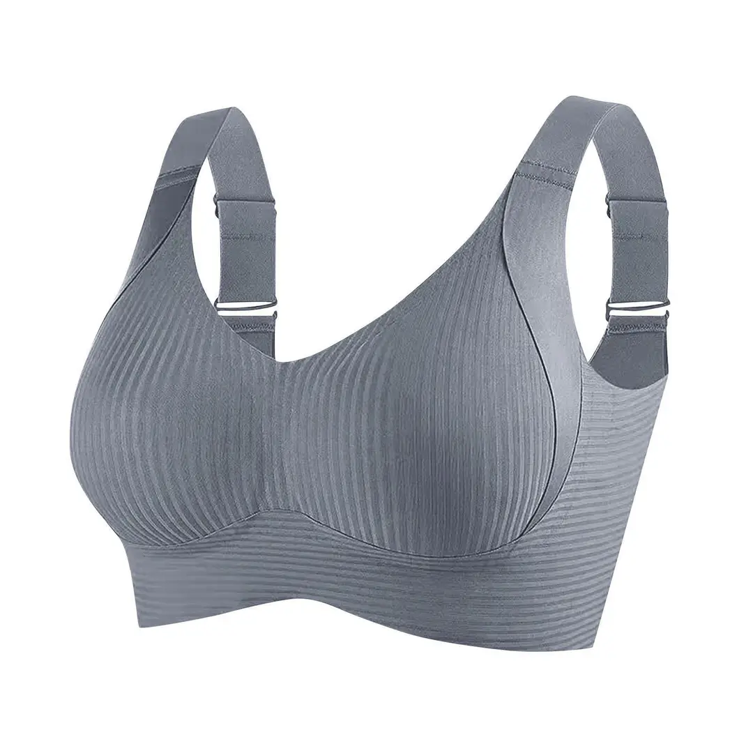 Cross-Border Underwear for Women with Big Breasts, Small Bra, Lifting and Anti-Sagging, Large Size Adjustable, Seamless Breast-Retracting Women's Bra