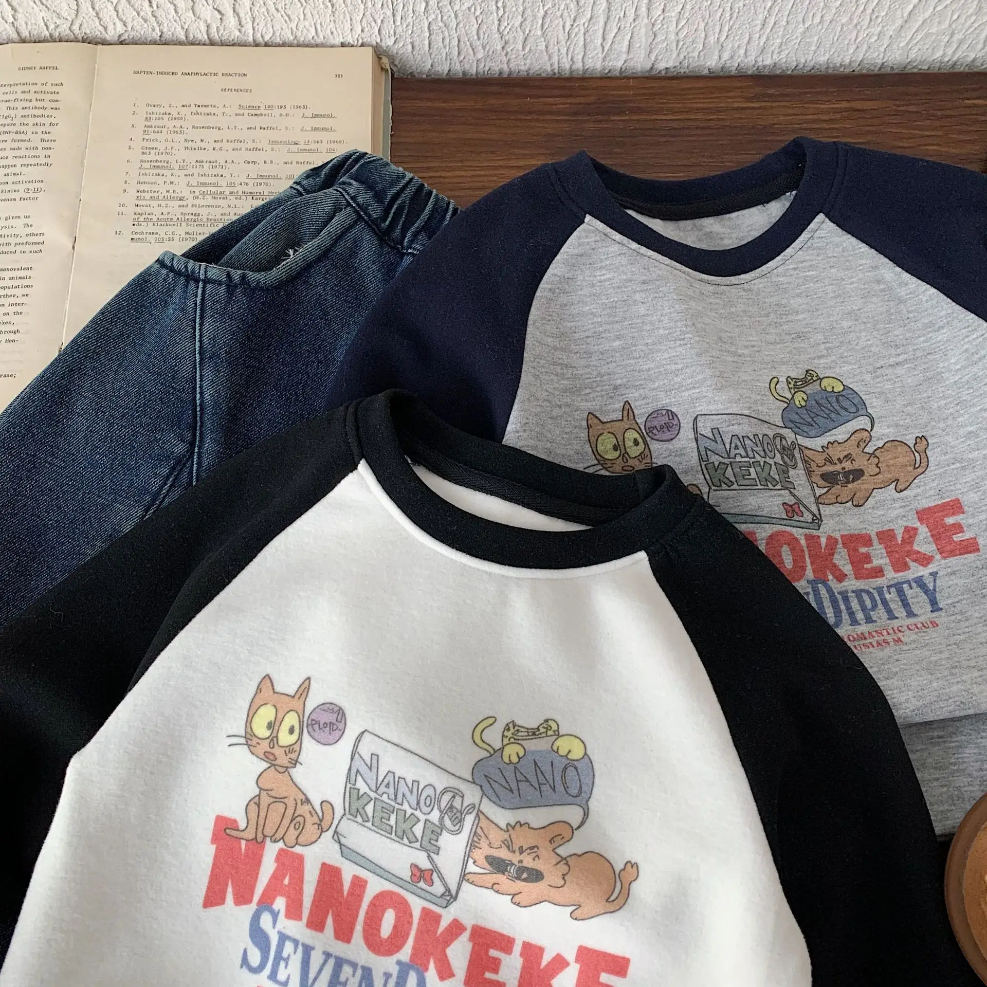 Nano Cake Long Sleeve T-Shirt for Boys Girls Winter Casual — feature 4