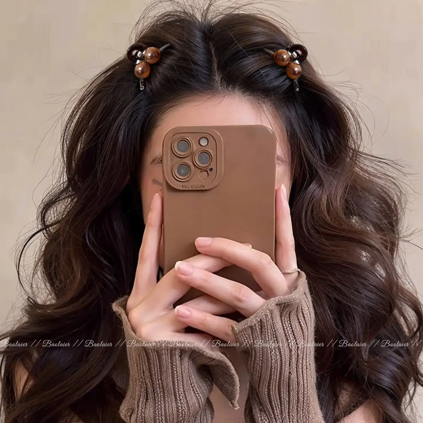 Women Hairpin Small 2025 New High-End Half-Tied Side Clip - Image 151