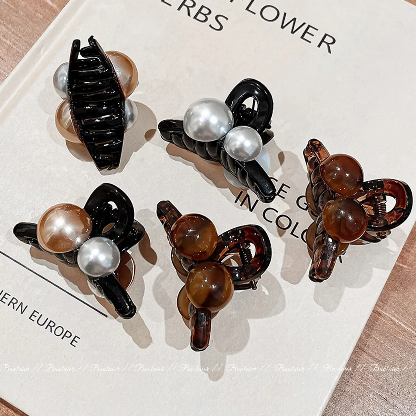 Women Hairpin Small 2025 New High-End Half-Tied Side Clip — feature 7