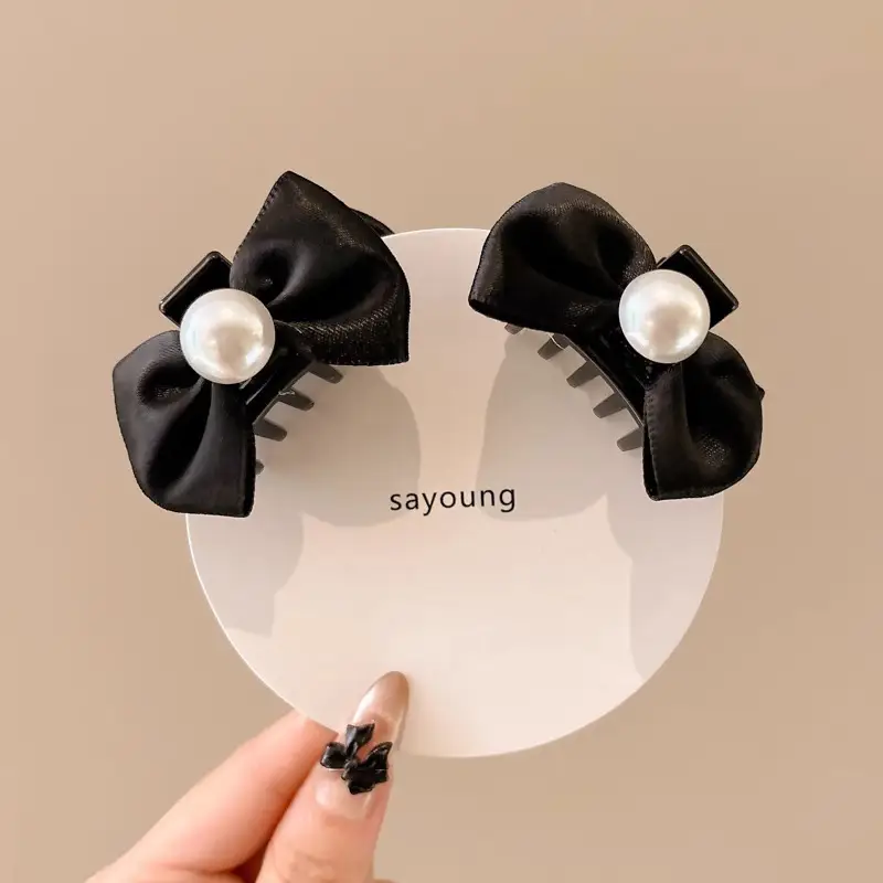 Women Hairpin Small 2025 New High-End Half-Tied Side Clip - Image 13