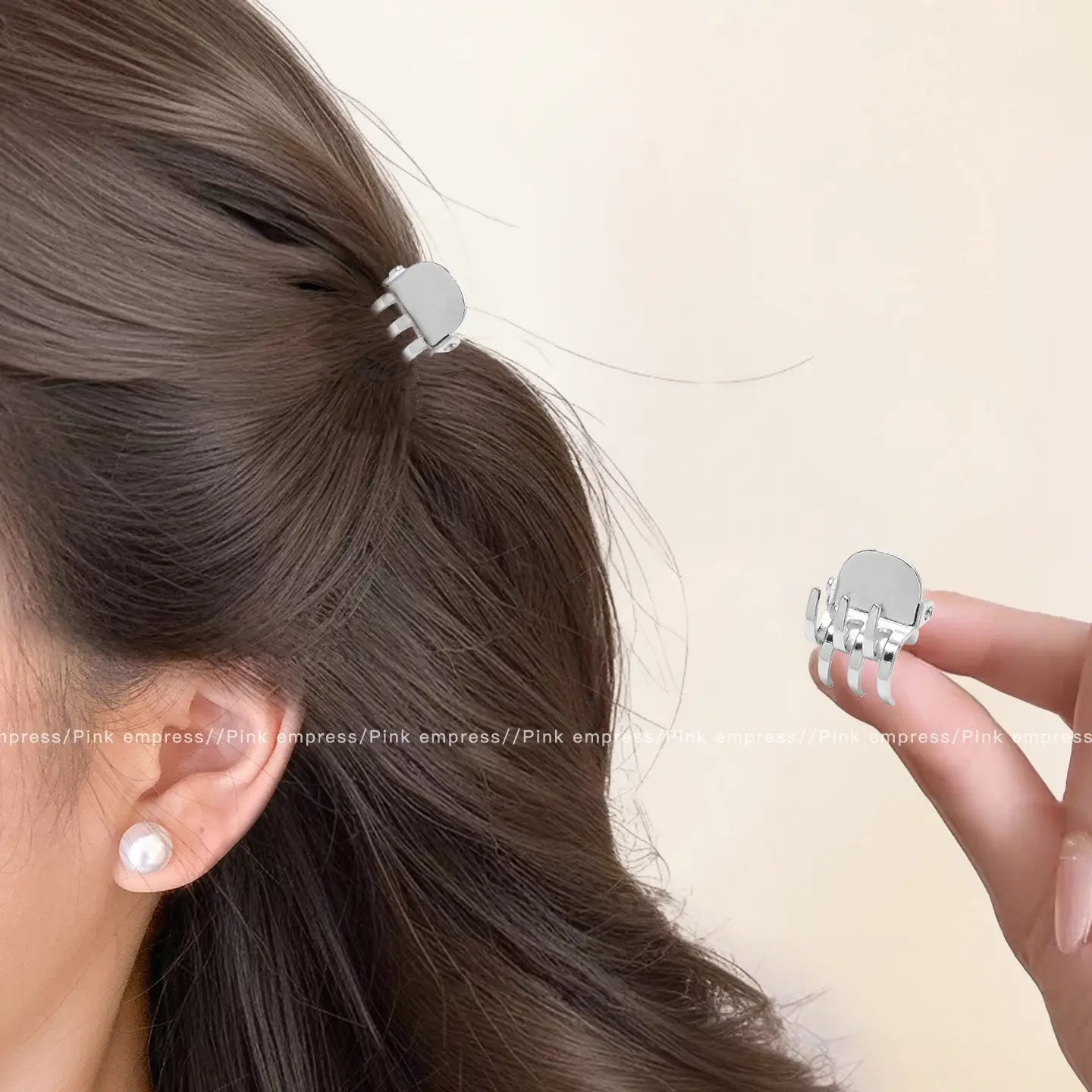 Women Hairpin Small 2025 New High-End Half-Tied Side Clip - Image 128