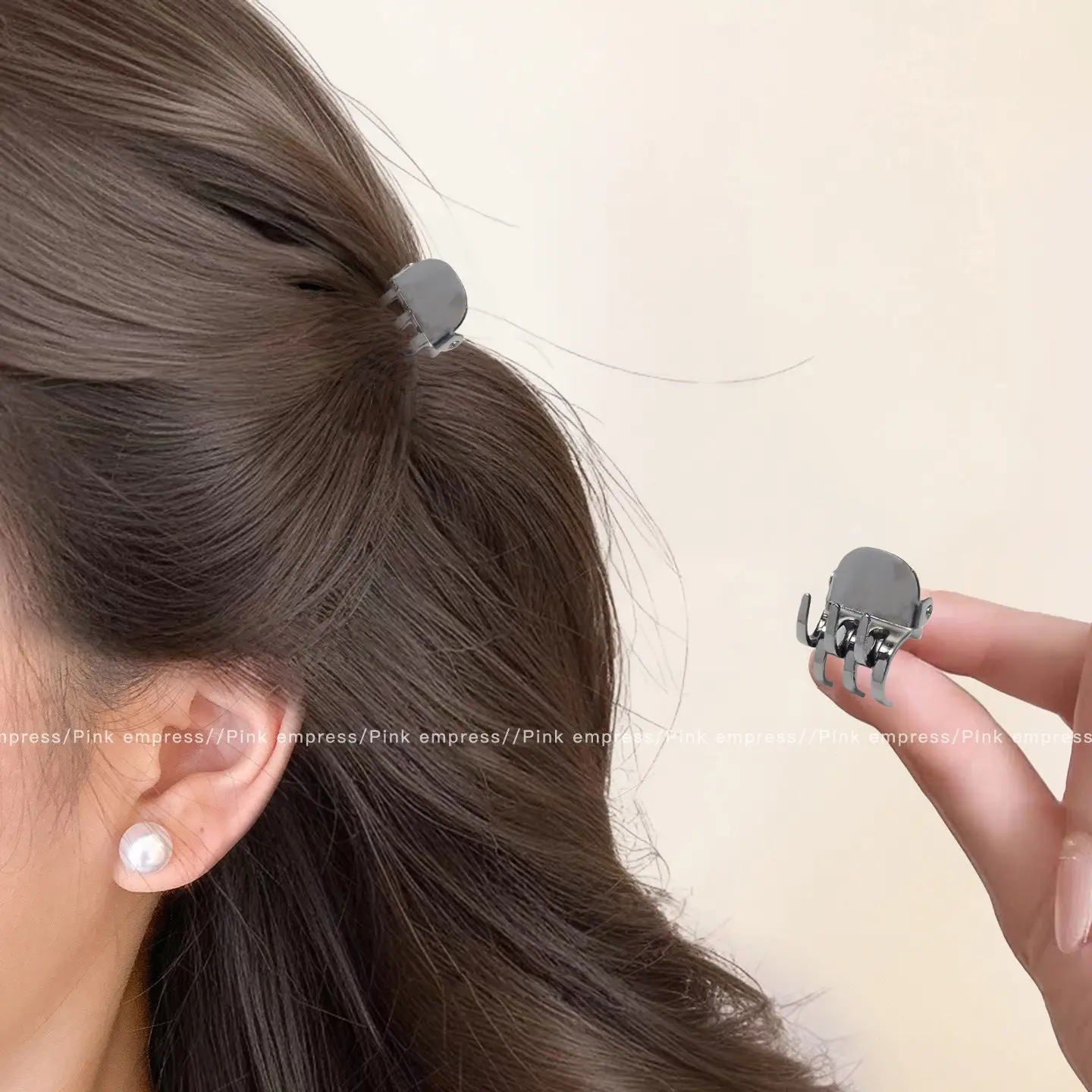 Women Hairpin Small 2025 New High-End Half-Tied Side Clip - Image 129