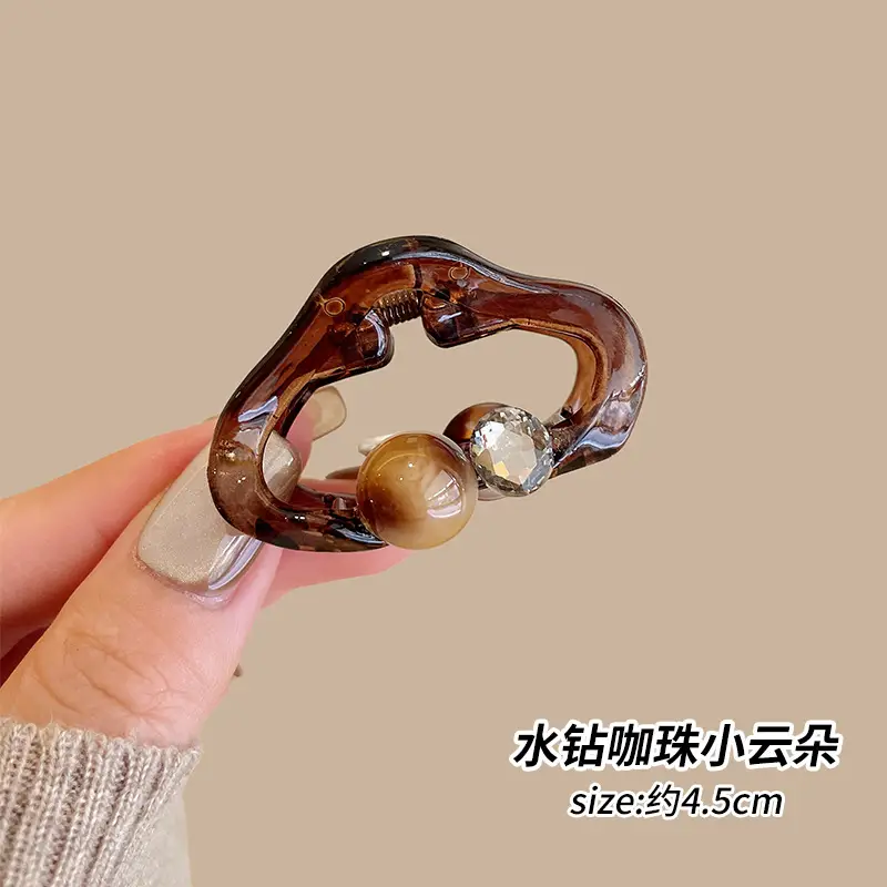Women Hairpin Small 2025 New High-End Half-Tied Side Clip - Image 2