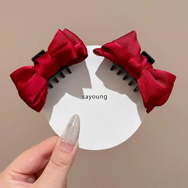 Women Hairpin Small 2025 New High-End Half-Tied Side Clip - Image 25