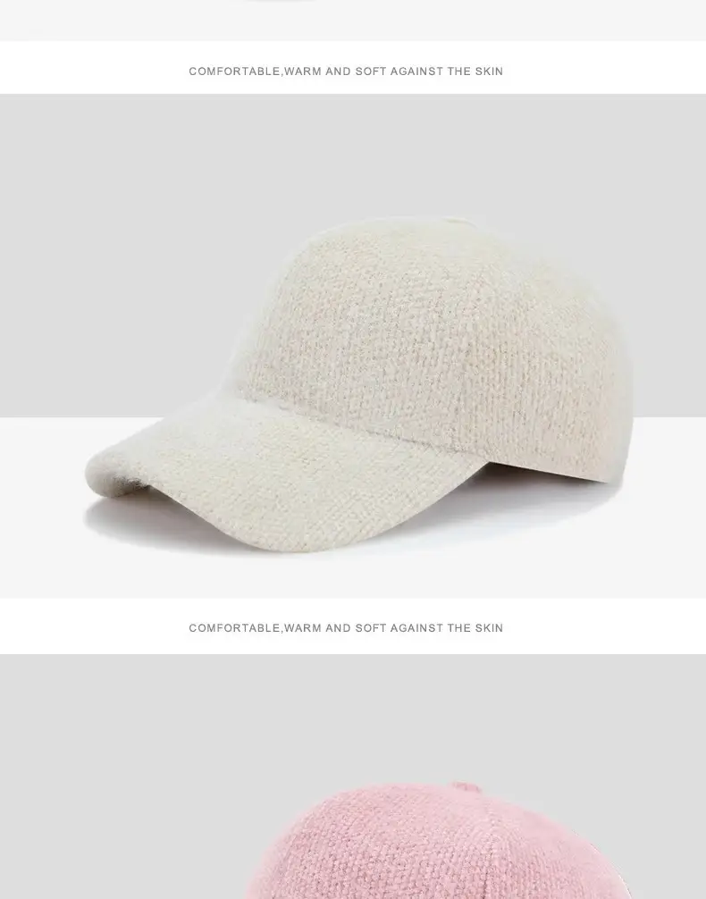 Lilac Wool Baseball Cap with Sunglasses & Cap Fan — feature 17