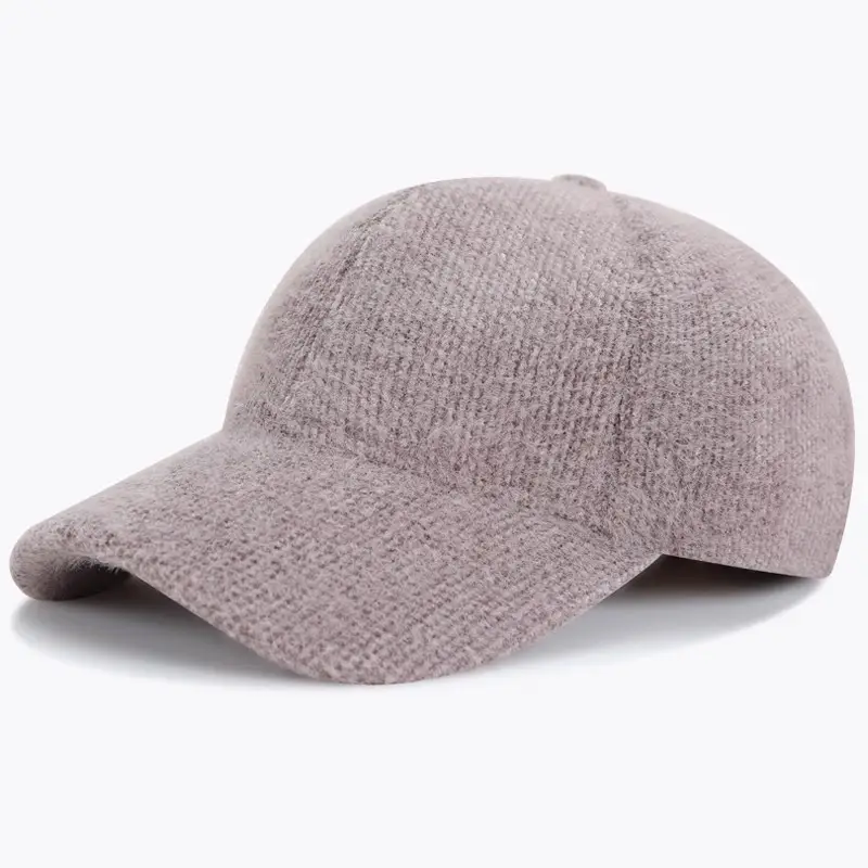 Lilac Wool Baseball Cap with Sunglasses & Cap Fan