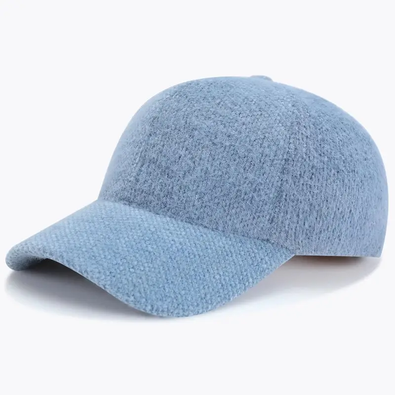 Lilac Wool Baseball Cap with Sunglasses & Cap Fan