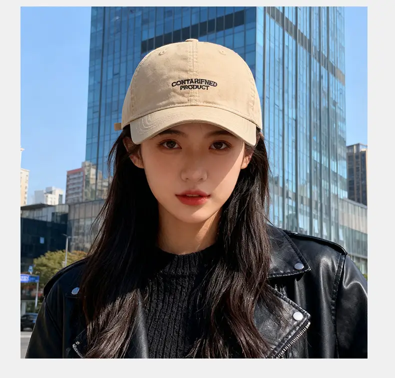 Women Maroon Letter Embroidered Baseball Cap 2025 — feature 3