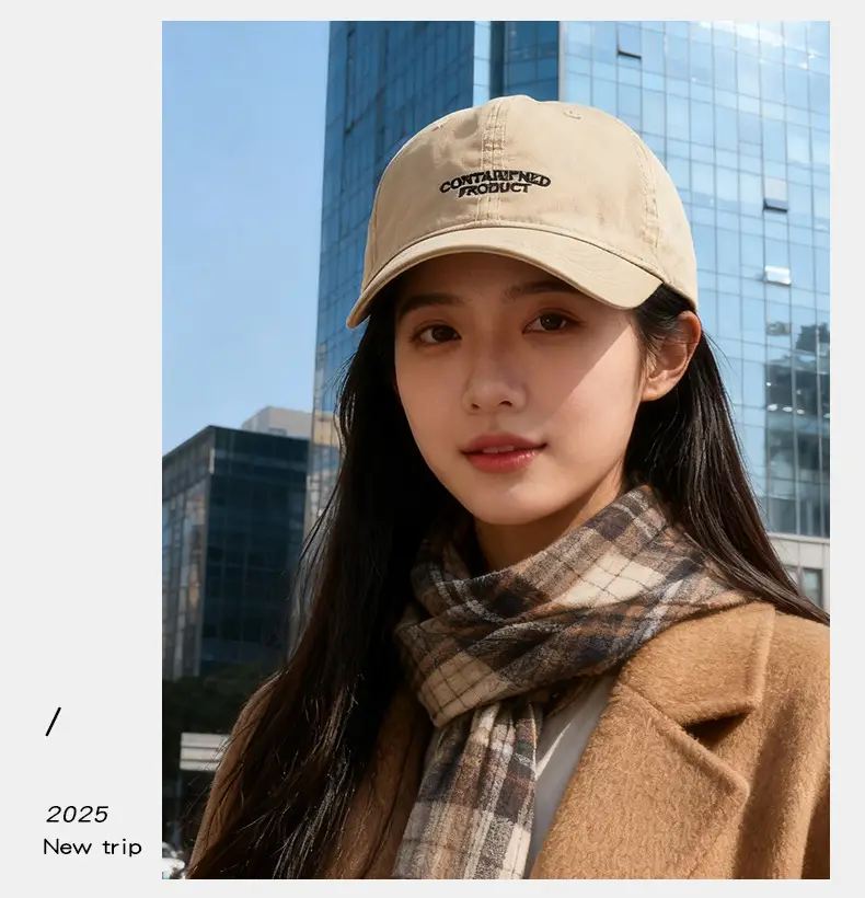 Women Maroon Letter Embroidered Baseball Cap 2025 — feature 5
