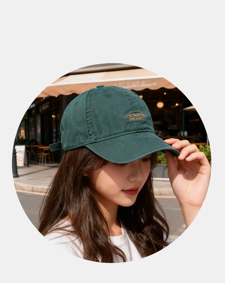 Women Maroon Letter Embroidered Baseball Cap 2025 — feature 7