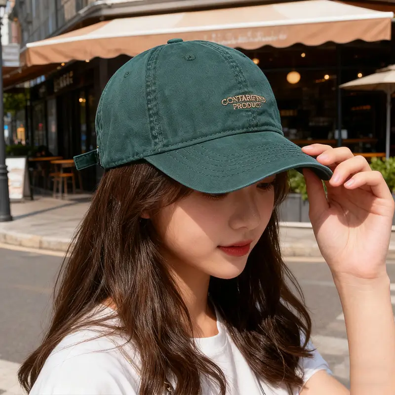 Women Maroon Letter Embroidered Baseball Cap 2025