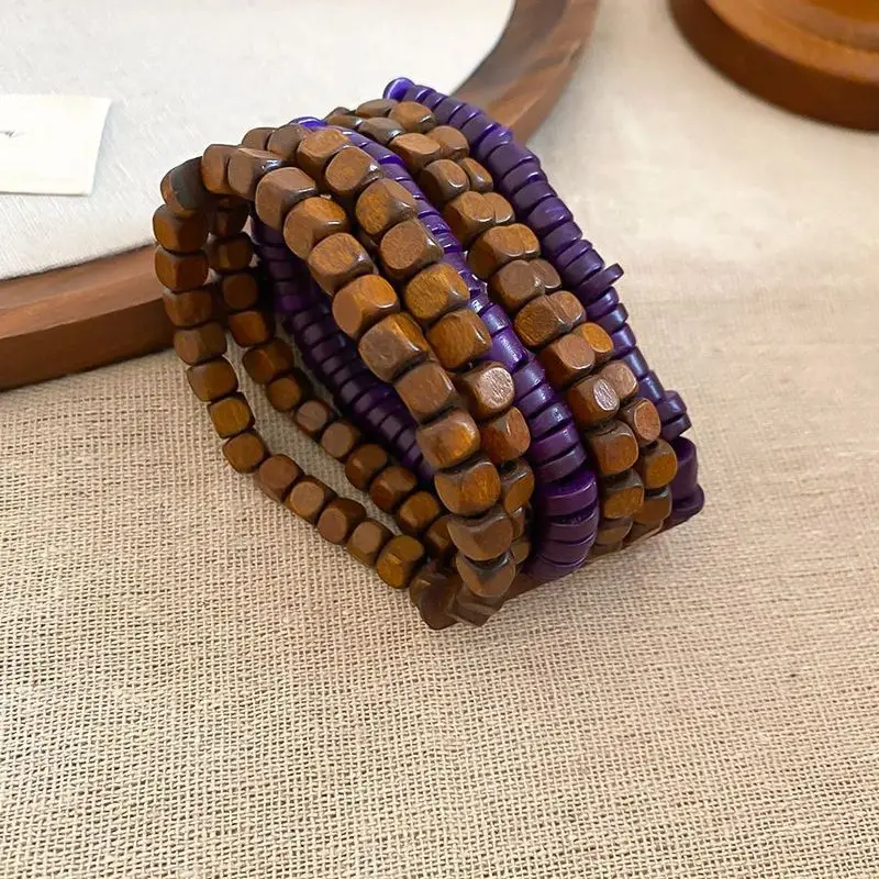 Autumn and Winter Retro Acrylic Irregular Bracelet New Simple Commuter Fashion Bracelet Niche High-End Hand Jewelry for Women — feature 7