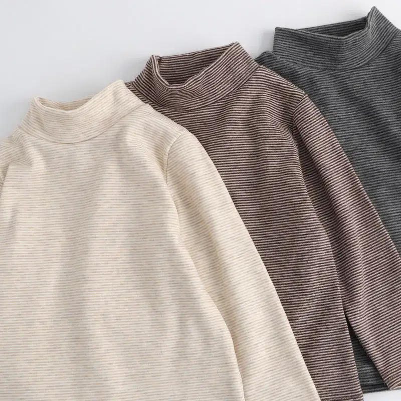 New Boys Warm Striped T-Shirts Set — feature 1