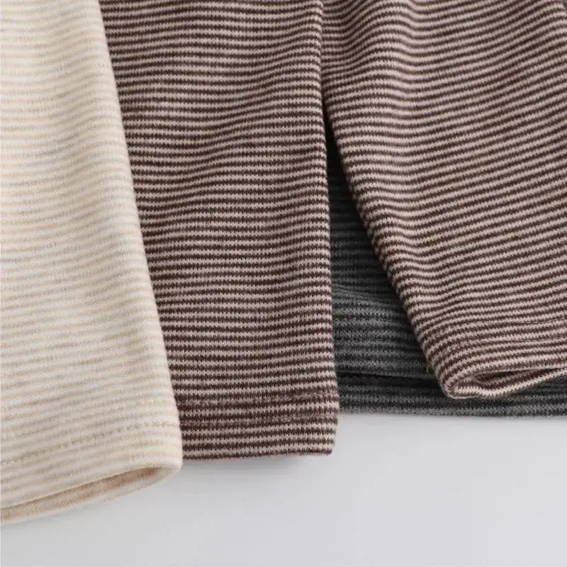 New Boys Warm Striped T-Shirts Set — feature 5