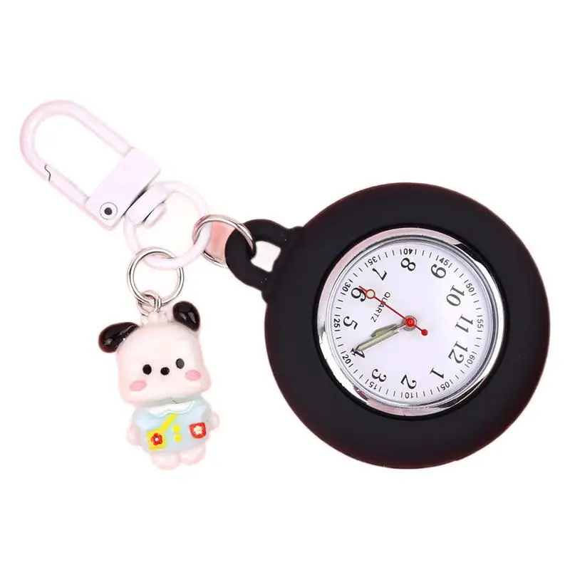 New Compact Quartz Luminous Nurse Watch Cute Cartoon Exam Student Doctor Pocket Watch Pocket Watch