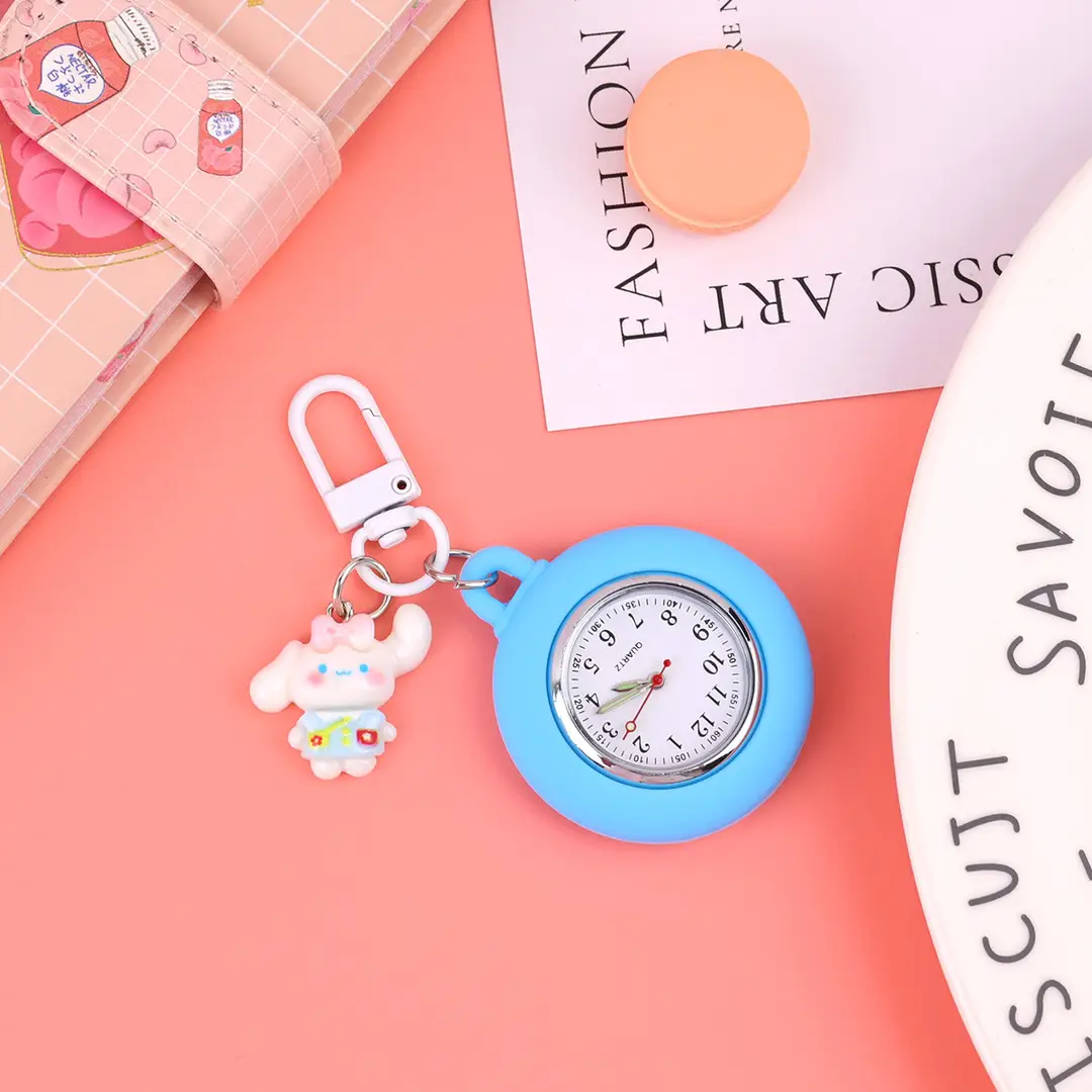 New Compact Quartz Luminous Nurse Watch Cute Cartoon Exam Student Doctor Pocket Watch Pocket Watch — feature 12