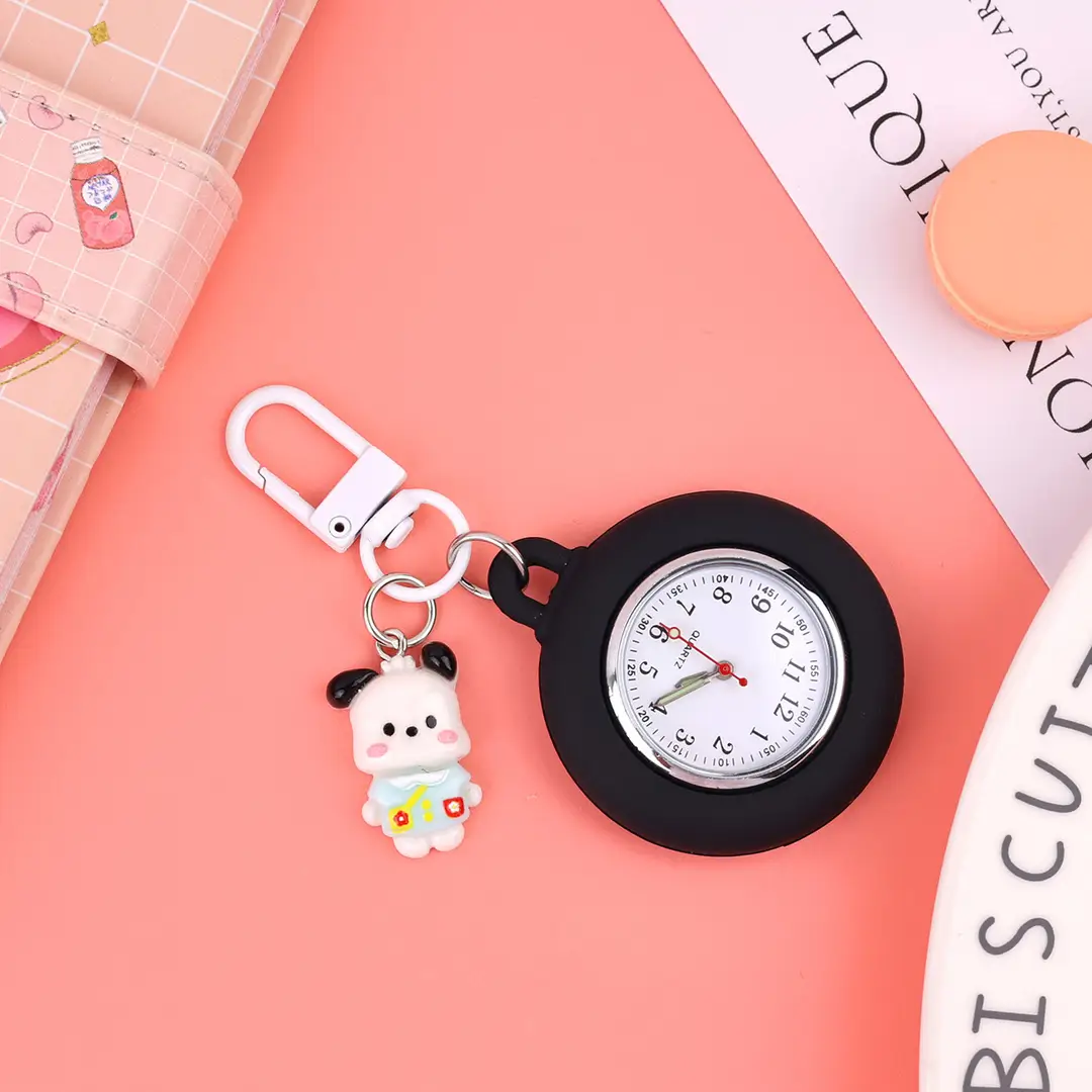 New Compact Quartz Luminous Nurse Watch Cute Cartoon Exam Student Doctor Pocket Watch Pocket Watch — feature 16