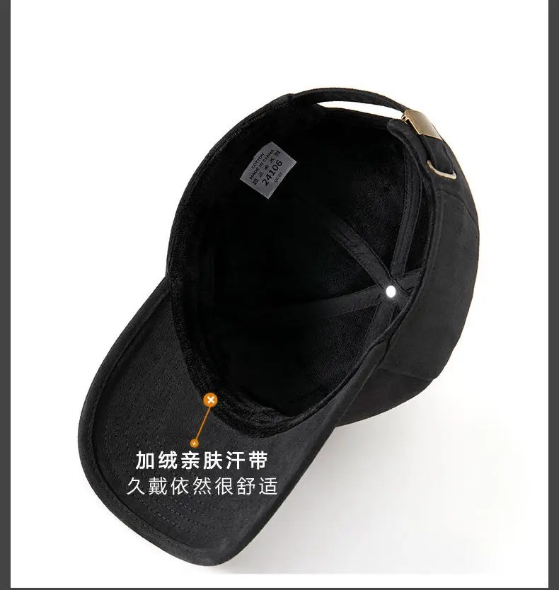 Men's Enlarged Bearded Cap Autumn Winter Washed — feature 19