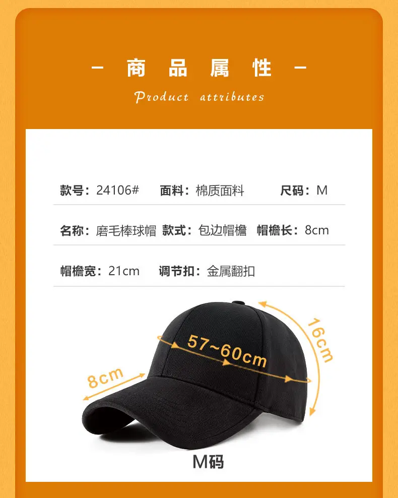 Men's Enlarged Bearded Cap Autumn Winter Washed — feature 9