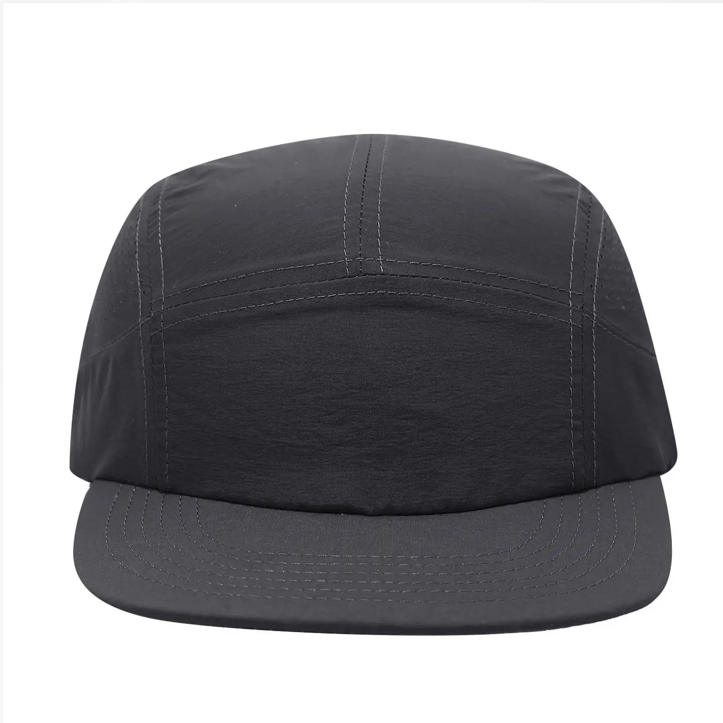 Black Unisex Mesh Baseball Cap Quick-Drying Hiking Running Hat — feature 6