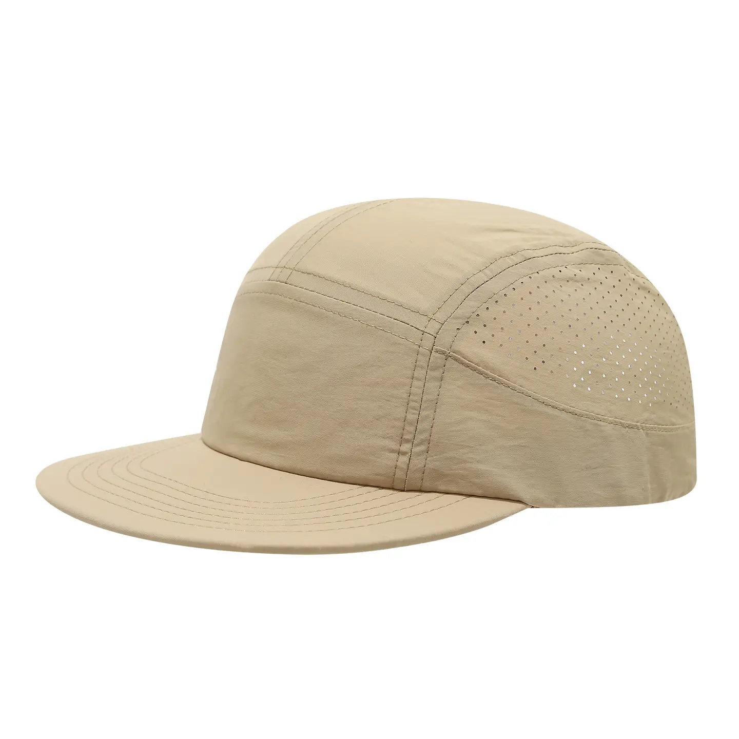 Black Unisex Mesh Baseball Cap Quick-Drying Hiking Running Hat - Image 7