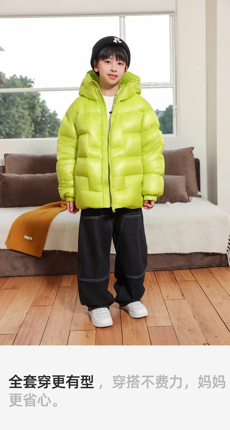 2025 Boys Velvet T-Shirt Black Gray Winter Warm — feature 26