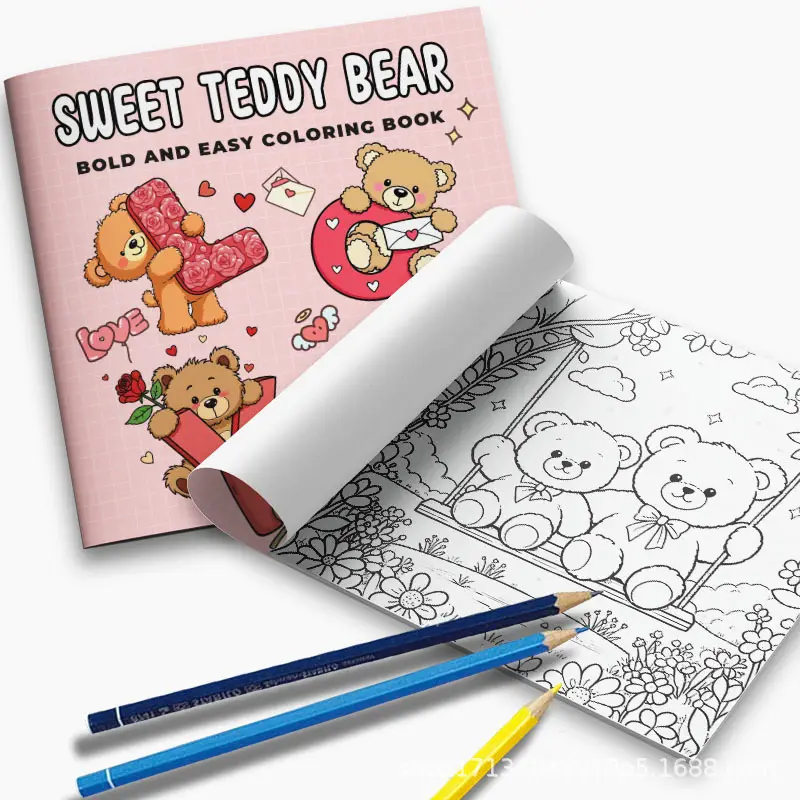 Amazon Temu Coloring Book Coloring Book Drawing Paper Kidsren's Decompression Coloring Book Drawing Paper Tracing Book Hand-Painted Adults