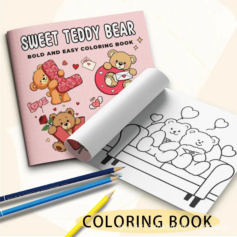 Amazon Temu Coloring Book Coloring Book Drawing Paper Kidsren's Decompression Coloring Book Drawing Paper Tracing Book Hand-Painted Adults — feature 4