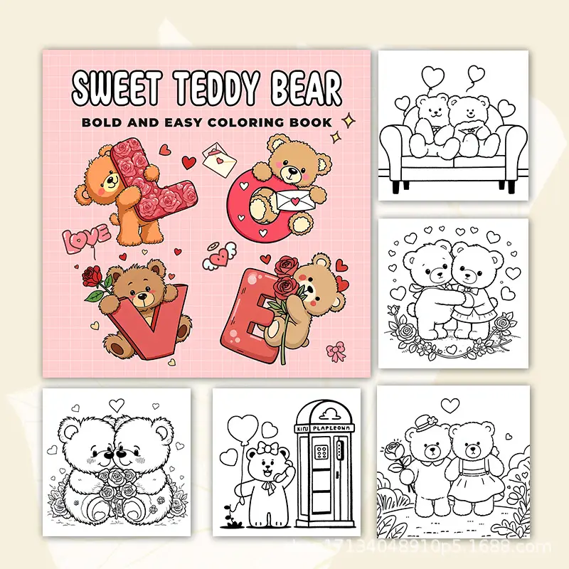 Amazon Temu Coloring Book Coloring Book Drawing Paper Kidsren's Decompression Coloring Book Drawing Paper Tracing Book Hand-Painted Adults — feature 8