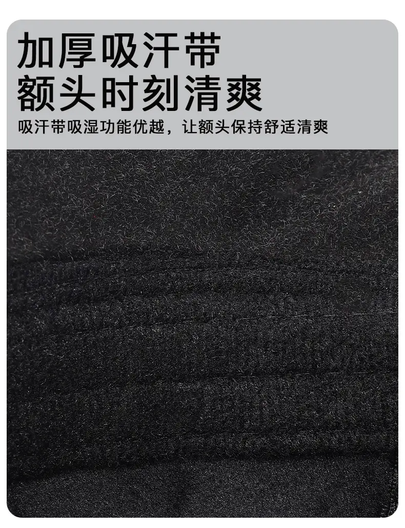 Winter Wool Ear Protection Cap for Men Women Black — feature 7