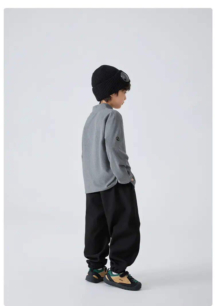 Haima Boys Winter Thermal T-Shirt Black Pants Set — feature 10