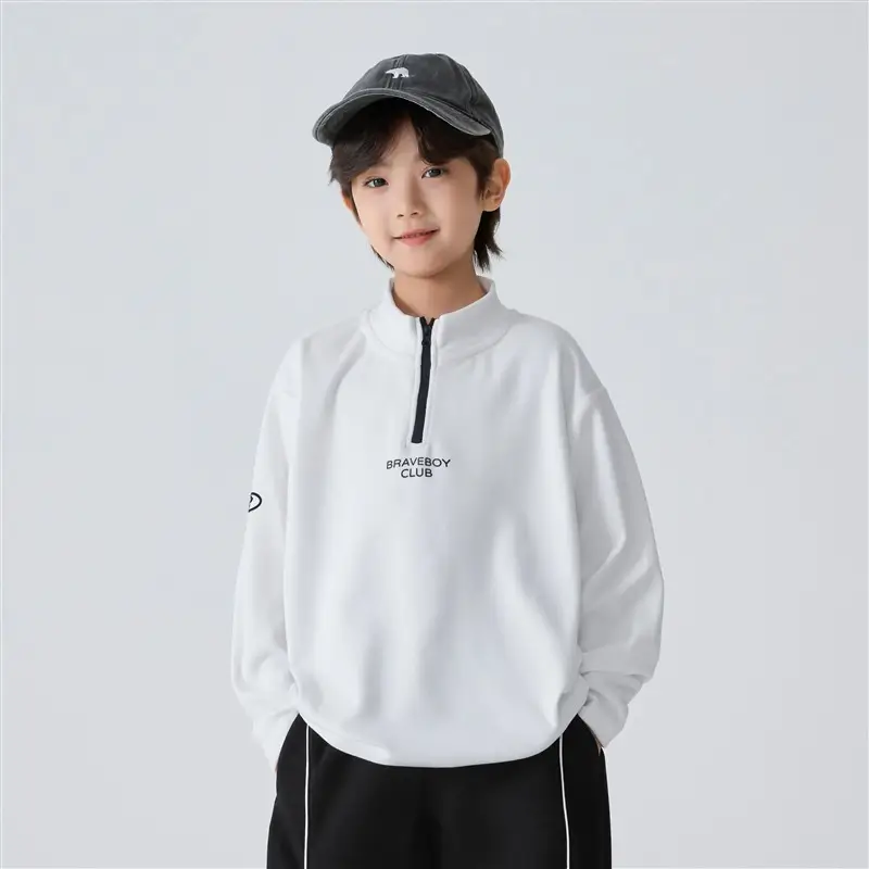 Haima Boys Winter Thermal T-Shirt Black Pants Set - Image 3