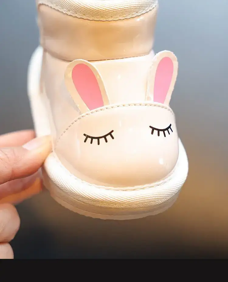 Baby Girl's Winter Velvet Snow Boots Soft Soled — feature 14