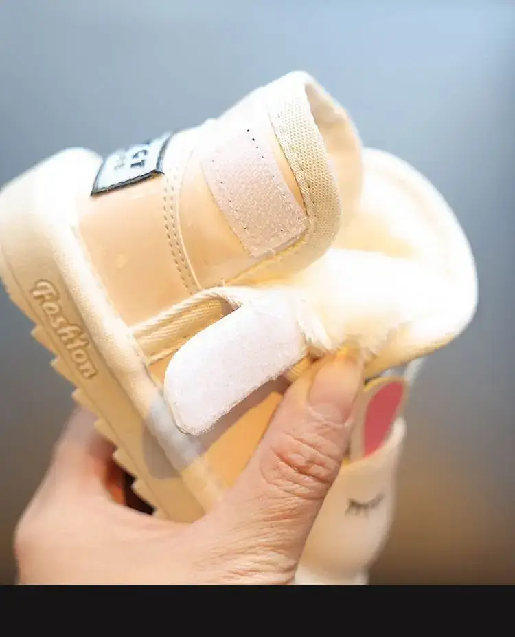 Baby Girl's Winter Velvet Snow Boots Soft Soled — feature 15
