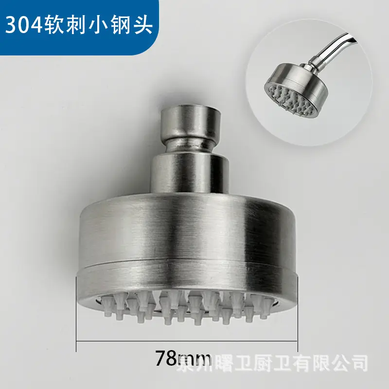 4inch Adjustable Plastic Shower Head for Bathroom Use - Image 4