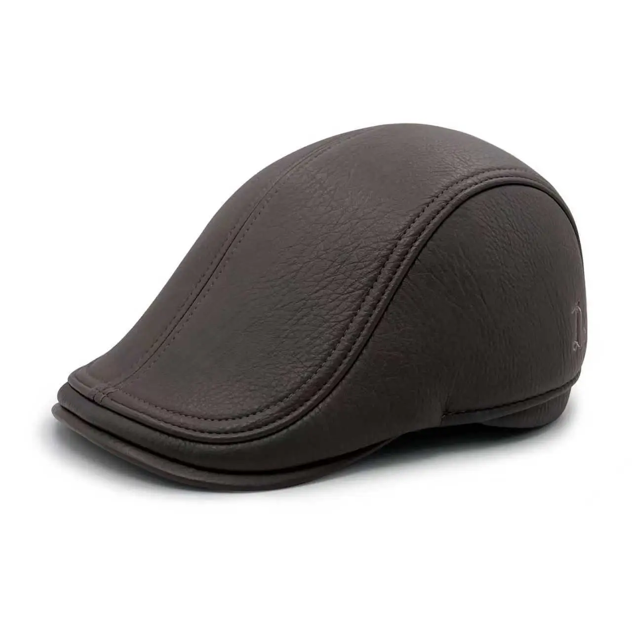 Men's Winter Black Peaked Beret Cap — feature 10
