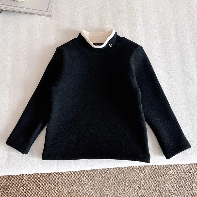 Nausicaa Boys Fleece High Collar T-Shirt Winter Warm - Image 2