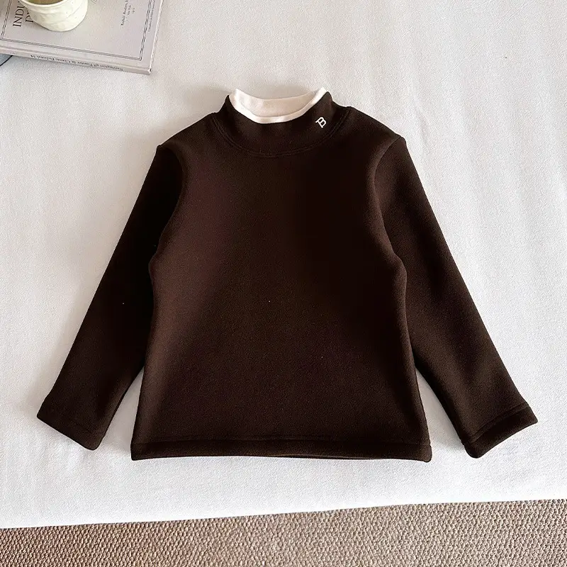 Nausicaa Boys Fleece High Collar T-Shirt Winter Warm - Image 3