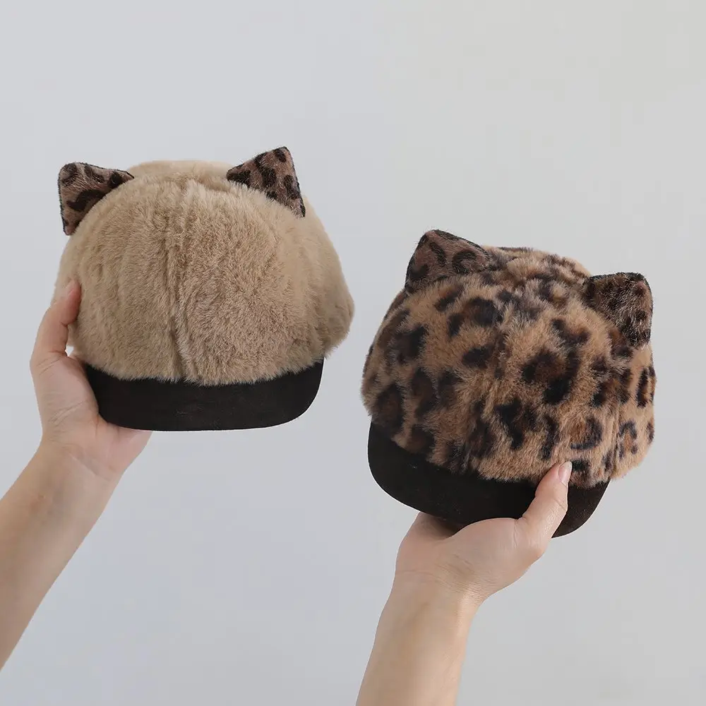 Baby Leopard Print Stuffed Hat for 1-2 Years Old — feature 3