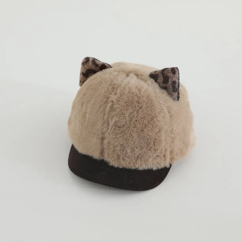 Baby Leopard Print Stuffed Hat for 1-2 Years Old - Image 3