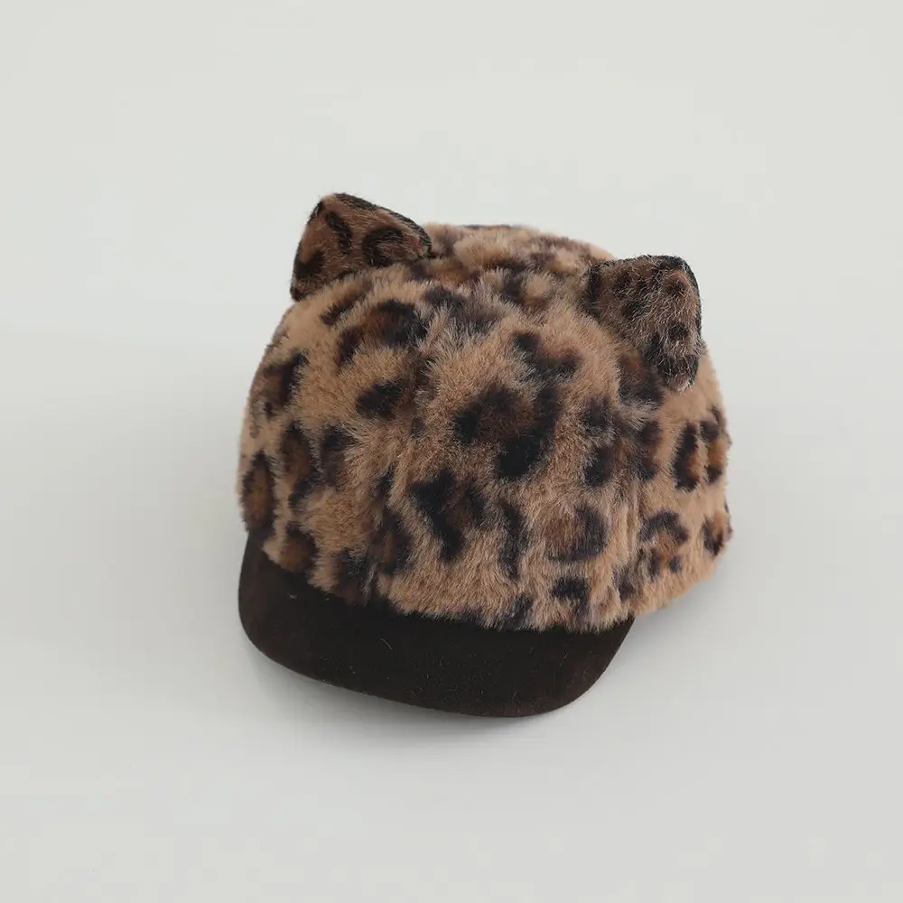 Baby Leopard Print Stuffed Hat for 1-2 Years Old - Image 4