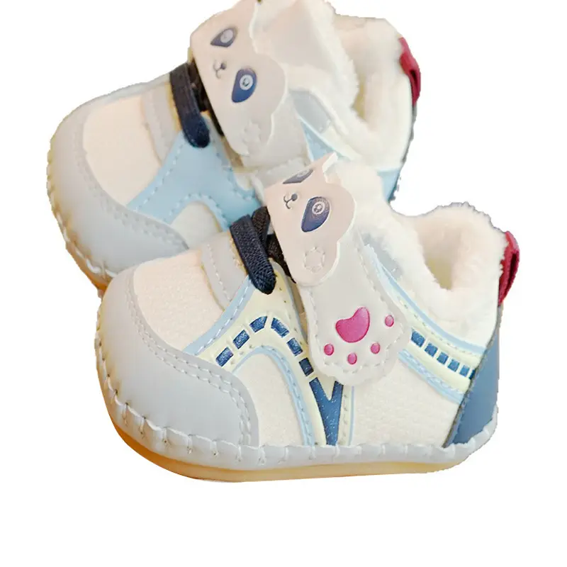 Baby Shoes Soft Sole Winter Fleece Lined 0-1Y