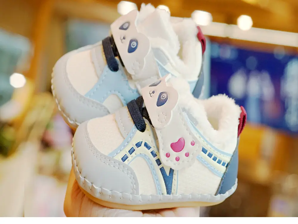 Baby Shoes Soft Sole Winter Fleece Lined 0-1Y — feature 5