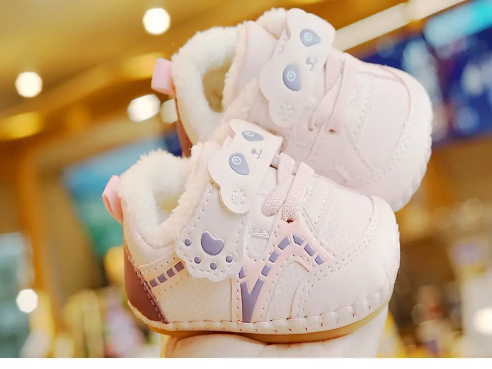 Baby Shoes Soft Sole Winter Fleece Lined 0-1Y — feature 6